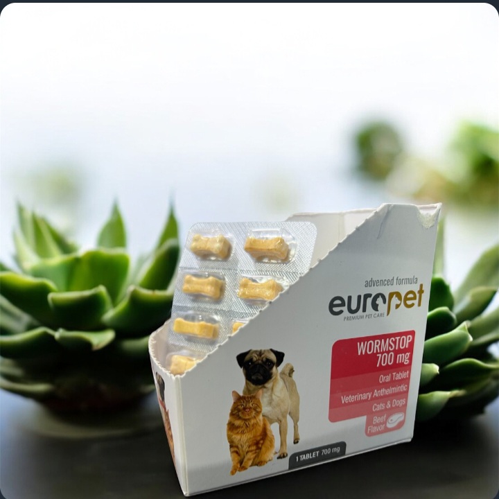 قرص ضد انگل یوروپت (EuroPet) مخصوص سگ و گربه - محصول ترکیه